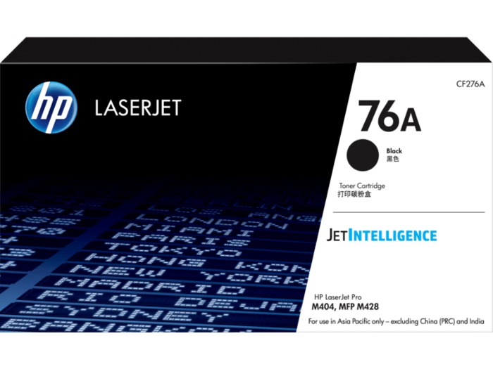 HP CF276A original toner product packaging