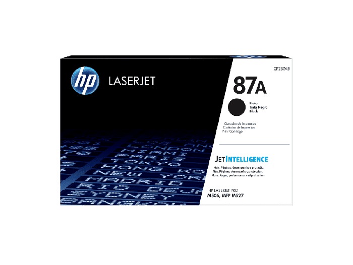HP CF287A original toner product packaging