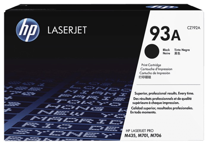 HP CZ192A original toner product packaging