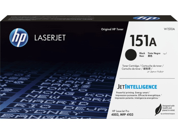 HP W1510A original toner product packaging