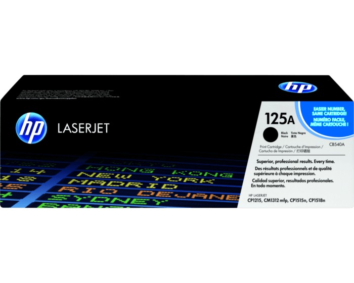 HP CB540A(Black) original toner product packaging