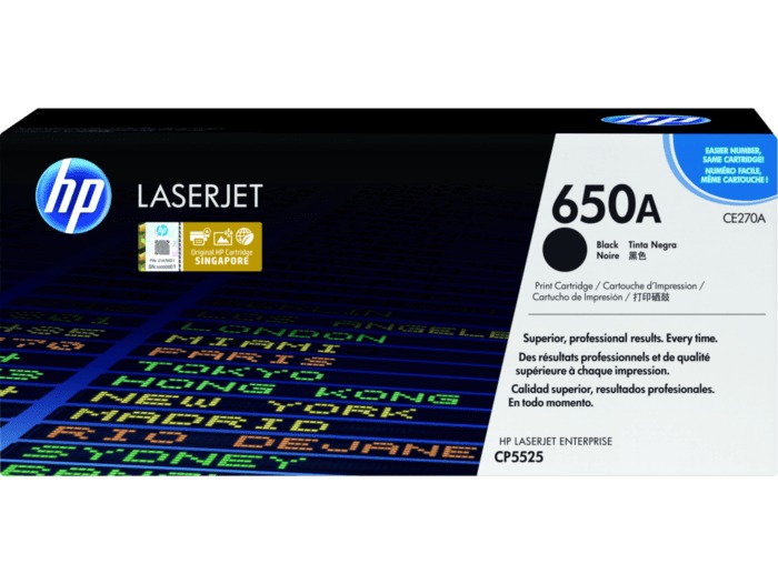 HP CE270(Black) original toner product packaging