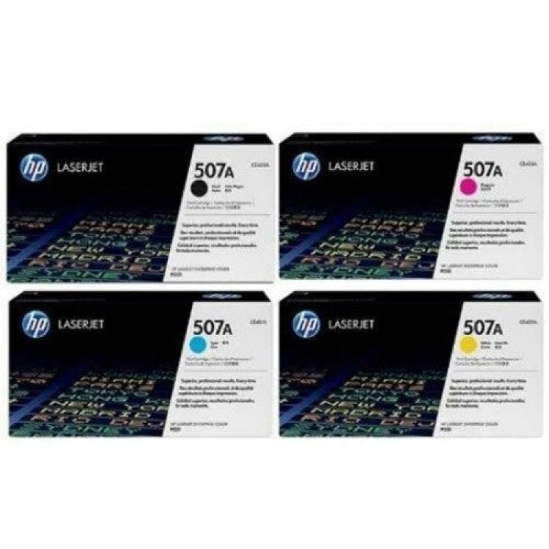 HP CE401A CE402A CE403A 507A colour toner packaging