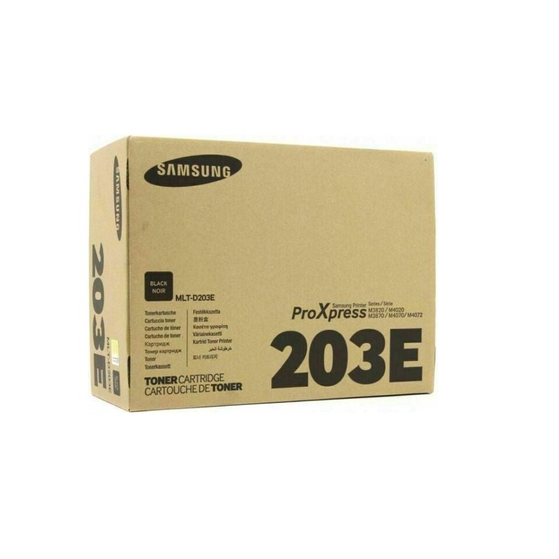 Samsung MLT203E EOL original toner product packaging