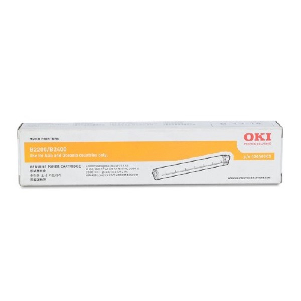 OKI B2200 (2K) original toner product packaging