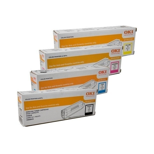 OKI C532 (B) low cap original toner product packaging